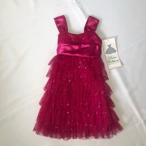 Rare Editions Other - RARE EDITIONS PINK GLITTER  DRESS   SIZE TODDLER 2    NWT